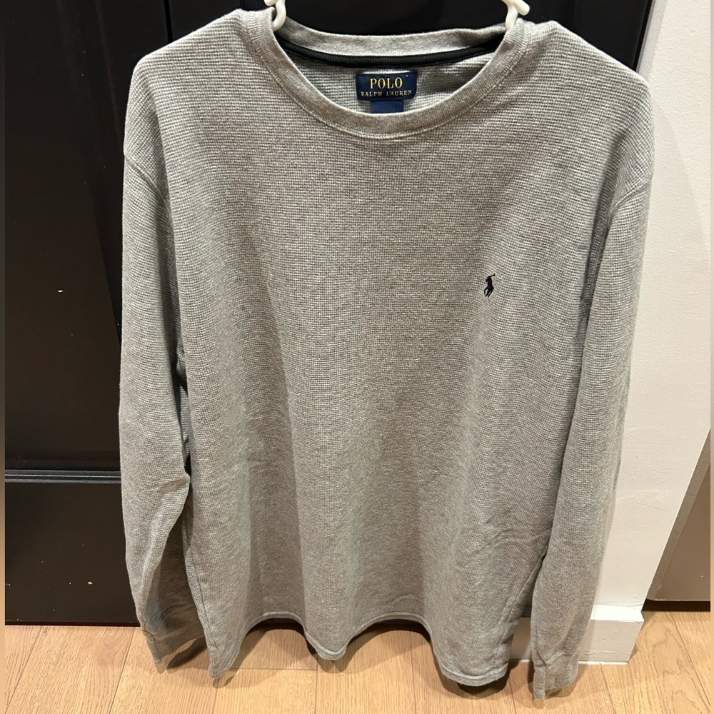 Polo Ralph Lauren Men’s Waffle Knit Crewneck Thermal
